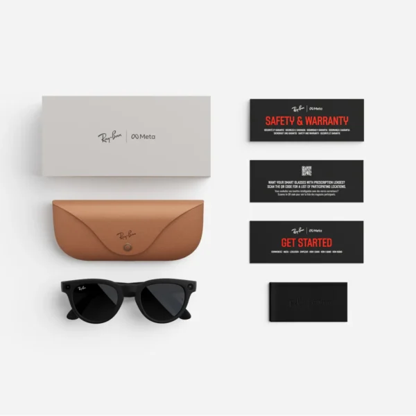 Ray-Ban Meta Headliner, Matte Black / Charcoal Black - Image 6