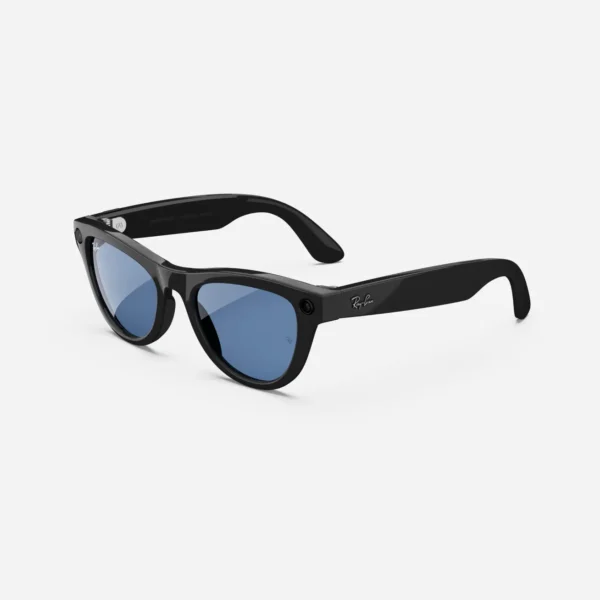 Ray-Ban Meta Skyler, Shiny Black / Clear to Cerulean Blue - Afbeelding 2