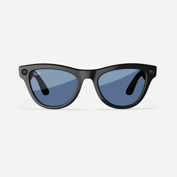 Ray-Ban Meta Skyler, Shiny Black / Clear to Cerulean Blue - Afbeelding 3