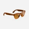 Ray-Ban Meta Skyler, Shiny Caramel / Brown - Image 3