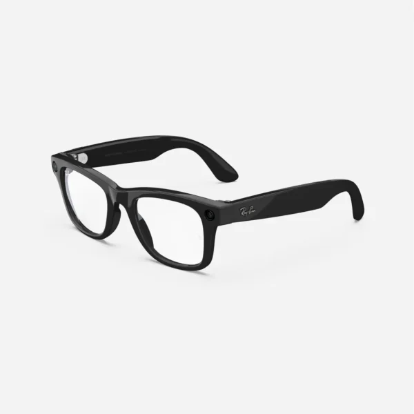 Ray-Ban Meta Wayfarer, Fényes fekete / Clear