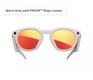 Oakley Meta HSTN, teplá šedá so šošovkami PRIZM™ Ruby