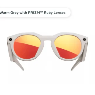 Oakley Meta HSTN, Warm Grey with PRIZM™ Ruby Lenses
