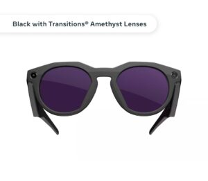 Oakley Meta HSTN, čierna so šošovkami Transitions® Amethyst