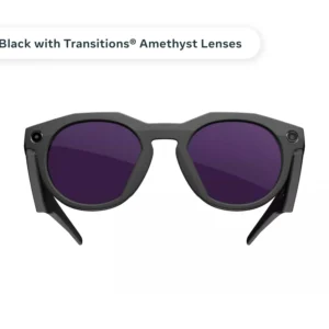 "Oakley Meta HSTN", juodos spalvos su "Transitions® Amethyst" lęšiais