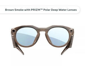 Oakley Meta HSTN, hnedý dym so šošovkami PRIZM™ Polar Deep Water