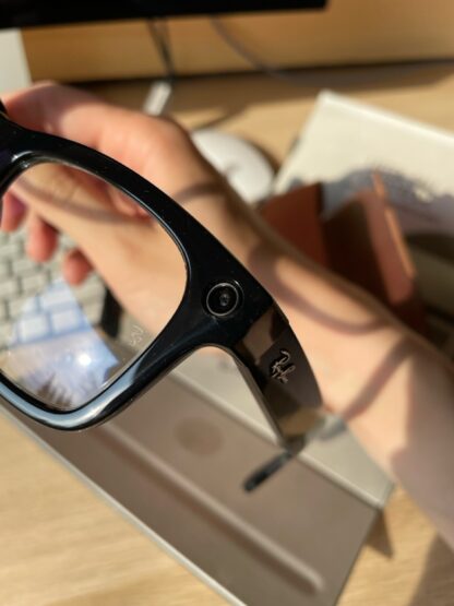 RAY-BAN META WAYFARER RW4006, F: SHINY BLACK, L: CLEAR, S: 50 (Opened / Returned Within 14 Days) - imagine 6