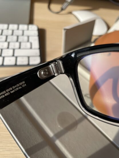 RAY-BAN META WAYFARER RW4006, F: SHINY BLACK, L: CLEAR, S: 50 (Opened / Returned Within 14 Days) - imagine 7