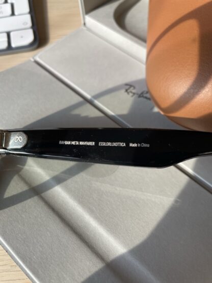 RAY-BAN META WAYFARER RW4006, F: SHINY BLACK, L: CLEAR, S: 50 (Opened / Returned Within 14 Days) - imagine 9