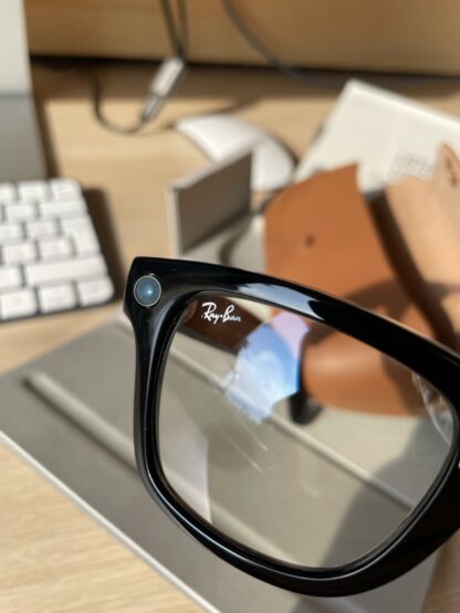 RAY-BAN META WAYFARER RW4006, F: SHINY BLACK, L: CLEAR, S: 50 (Opened / Returned Within 14 Days) - imagine 10