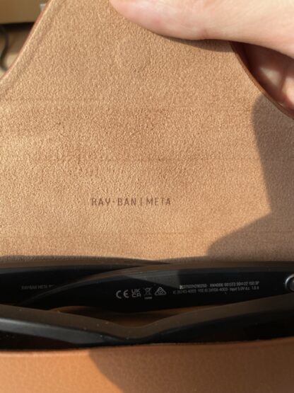 RAY-BAN META WAYFARER RW4006, F: MATTE BLACK, L: POLAR GRADIENT GRAPHITE, S: 50 (Opened / Returned Within 14 Days) - imagine 9
