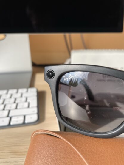 RAY-BAN META WAYFARER RW4006, F: MATTE BLACK, L: POLAR GRADIENT GRAPHITE, S: 50 (Opened / Returned Within 14 Days) - imagine 11