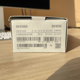 RAY-BAN META WAYFARER RW4006, F: MATTE BLACK, L: TRANSITIONS SAPPHIRE, S: 50 (Opened / Returned Within 14 Days)
