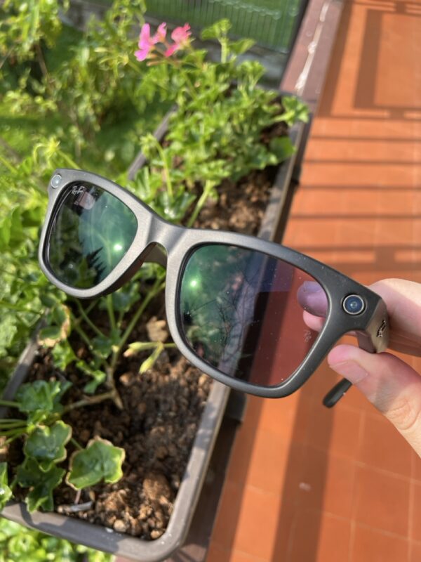 RAY-BAN META WAYFARER RW4006, F: MATTE BLACK, L: TRANSITIONS SAPPHIRE, S: 50 - Kép 5