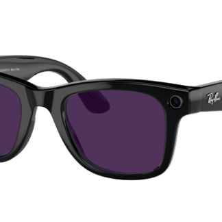 Ray-Ban Meta Wayfarer Shiny Black Amethyst