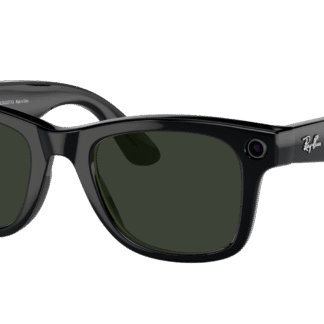 Ray-Ban Meta Wayfarer Shiny Black Green