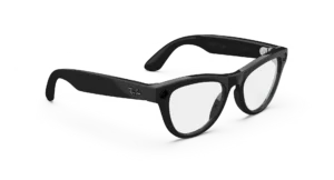 Ray-Ban Meta Skyler, Shiny Black / Clear - slika 3