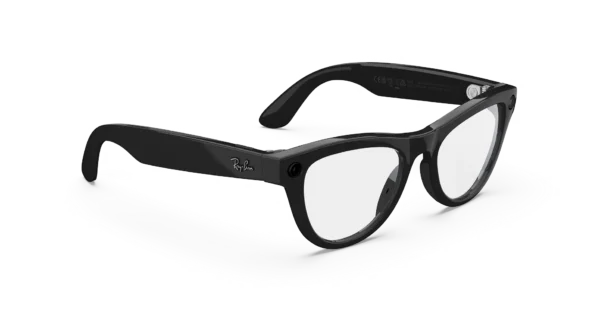Ray-Ban Meta Skyler, Shiny Black / Clear - Image 3