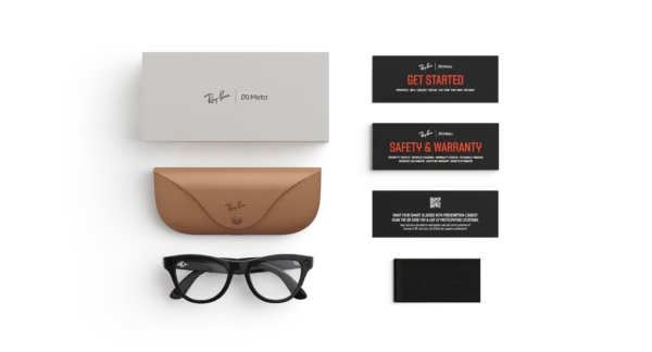 Ray-Ban Meta Skyler, Shiny Black / Clear - Image 6