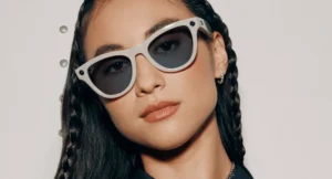 Ray-Ban Meta Skyler, Shiny Chalky Gray / Clear to Sapphire Transitions® - Afbeelding 3