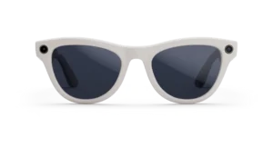 Ray-Ban Meta Skyler, Shiny Chalky Gray / Clear to Sapphire Transitions® - Afbeelding 4