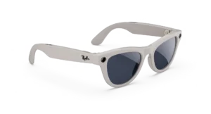 Ray-Ban Meta Skyler, Shiny Chalky Gray / Clear to Sapphire Transitions® - Afbeelding 5