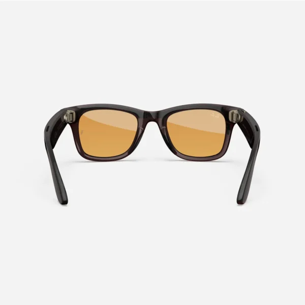 Ray-Ban Meta Wayfarer, Shiny Bloody Black / Sky Sun Plano - Изображение 4