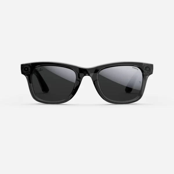 Ray-Ban Meta Wayfarer, Transparent Black / Grey Mirror - Vaizdas 2