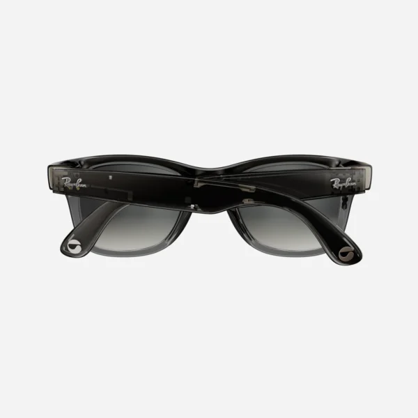 Ray-Ban Meta Wayfarer, Transparent Black / Grey Mirror - Vaizdas 3