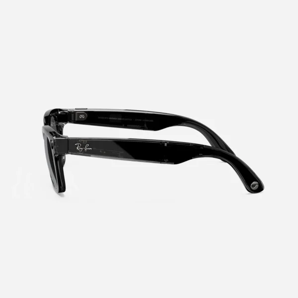 Ray-Ban Meta Wayfarer, Transparent Black / Grey Mirror - Vaizdas 4