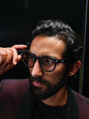 Ray-Ban Meta Wayfarer, Matte Black / Transitions Amethyst - Slika 8