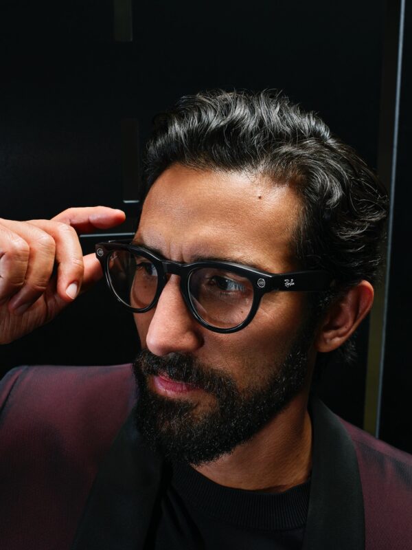Ray-Ban Meta Wayfarer Matte Black Sapphire - Slika 8