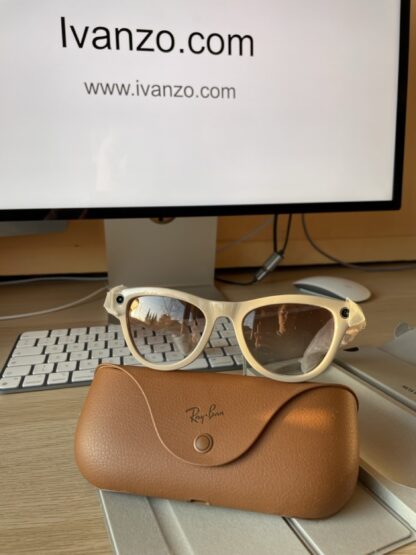 RAY-BAN META SKYLER RW4010, F: SHINY CHALKY GRAY, L: GRADIENT CINNAMON PINK S: 52 - Afbeelding 2