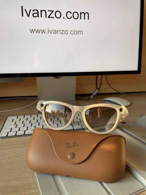 RAY-BAN META SKYLER RW4010, F: SHINY CHALKY GRAY, L: GRADIENT CINNAMON PINK S: 52 - Изображение 2