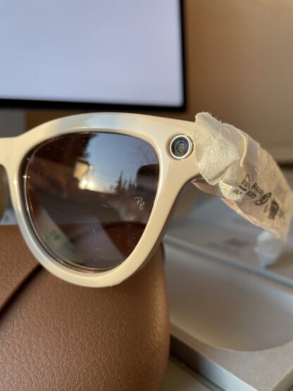 RAY-BAN META SKYLER RW4010, F: SHINY CHALKY GRAY, L: GRADIENT CINNAMON PINK S: 52 - Afbeelding 3