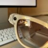 RAY-BAN META SKYLER RW4010, F: SHINY CHALKY GRAY, L: GRADIENT CINNAMON PINK S: 52 - imagine 4