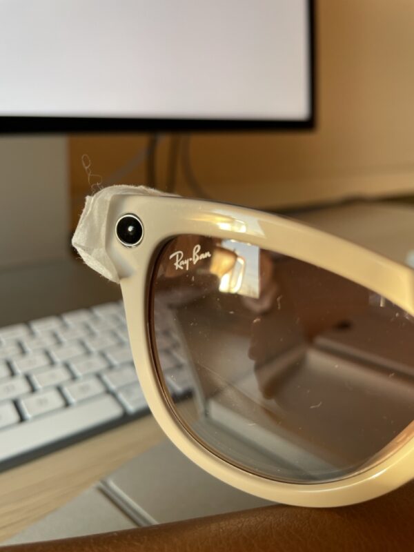 RAY-BAN META SKYLER RW4010, F: SHINY CHALKY GRAY, L: GRADIENT CINNAMON PINK S: 52 - Изображение 4