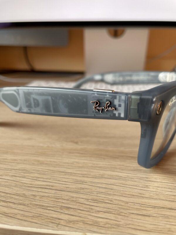RAY-BAN META WAYFARER RW4006, F: MATTE JEANS, L: TRANSITIONS GRAY, S: 50 - Vaizdas 4