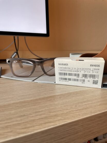 RAY-BAN META WAYFARER RW4006, F: SHINY WARM STONE, L: TRANSITIONS WATERMELON RED, S: 50 - Изображение 3