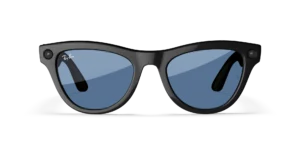 Ray-Ban Meta Skyler, Shiny Black / Cerulean Blue Transitions® - slika 3