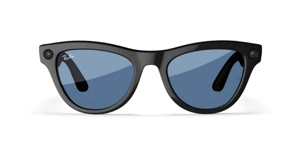 Ray-Ban Meta Skyler, Shiny Black / Cerulean Blue Transitions® - Obrázek 3