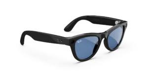 Ray-Ban Meta Skyler, Shiny Black / Cerulean Blue Transitions® - slika 4