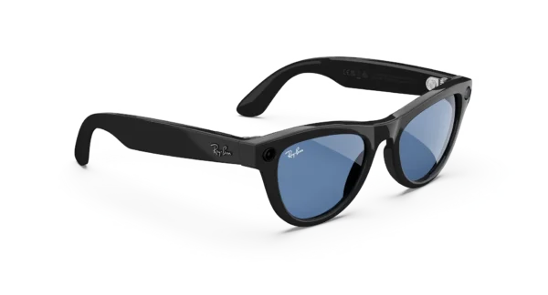 Ray-Ban Meta Skyler, Shiny Black / Cerulean Blue Transitions® - Obrázek 4