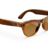 Ray-Ban Meta Skyler, Shiny Caramel Transparent / Brown – Obrázok 3