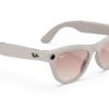 Ray-Ban Meta Skyler, Shiny Chalky Gray / Gradient Cinnamon Pink – Obrázok 3