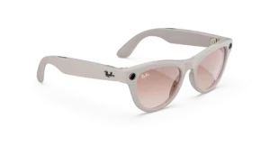 Ray-Ban Meta Skyler, Shiny Chalky Gray / Gradient Cinnamon Pink - slika 3