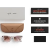 Ray-Ban Meta Skyler, Shiny Chalky Gray / Gradient Cinnamon Pink – Obrázok 4