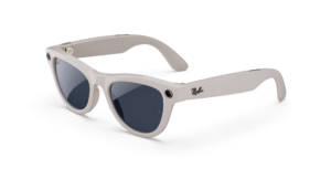 Ray-Ban Meta Skyler, Блестящо кремаво сиво / Преходи от прозрачно към сапфирено®