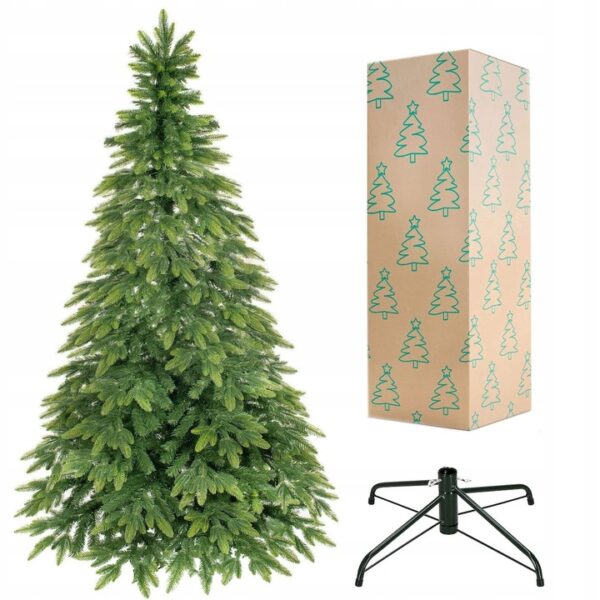 UMĚLÉ VÁNOČNÍ STROMY NATURAL SPRUCE PE 220 cm LIFE-LIKE GREEN DENSE PREMIUM