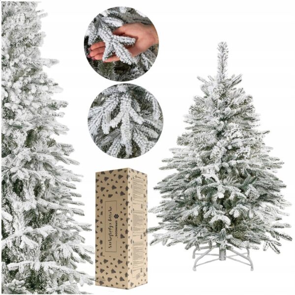 ARTIFICIAL CHRISTMAS TREE SNOW-COVERED LUX SNOW-COVERED 120cm LIFE DENSE PREMIUM